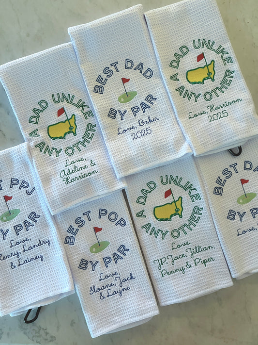 Father's Day Golf Towel