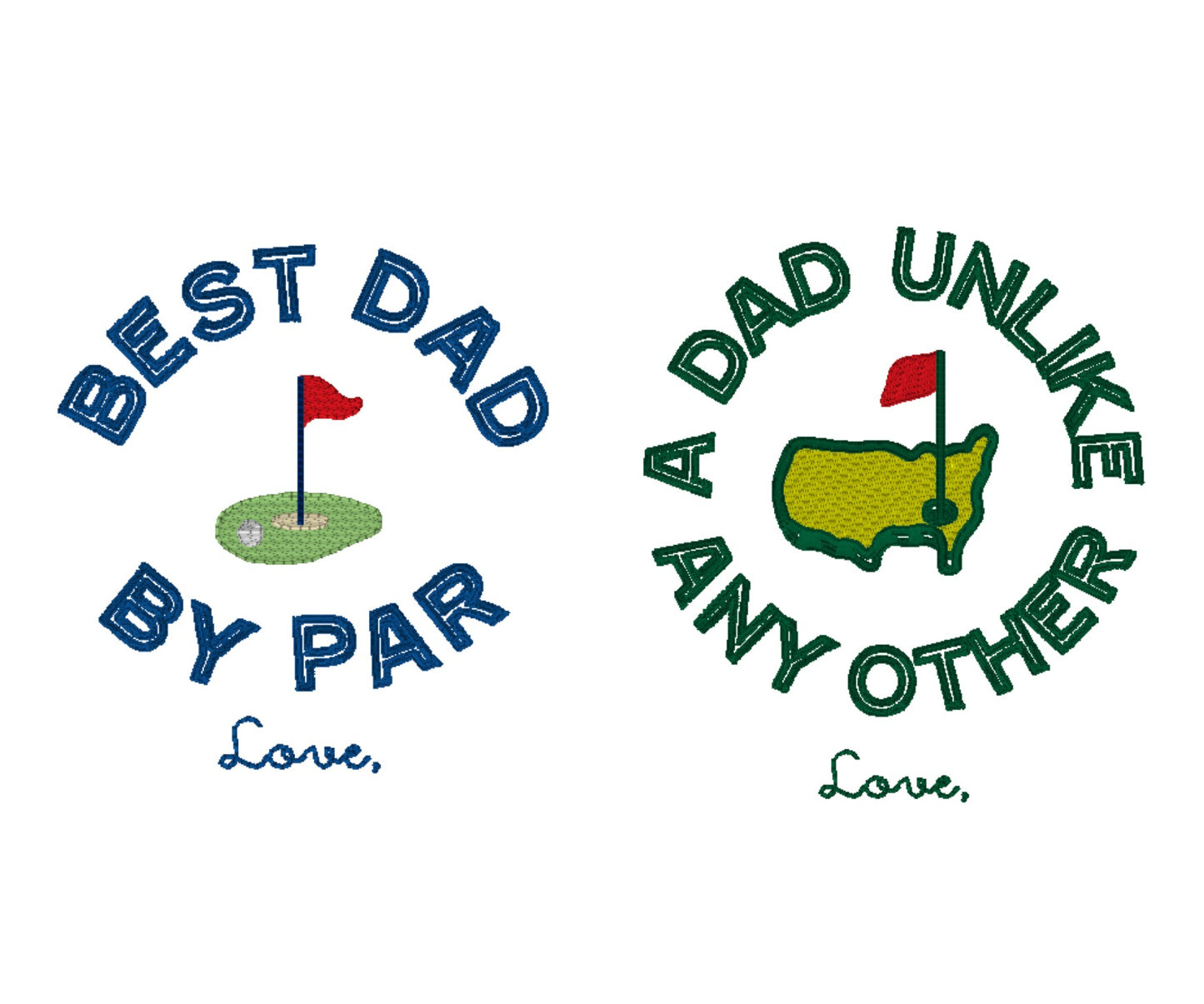 Father's Day Golf Towel