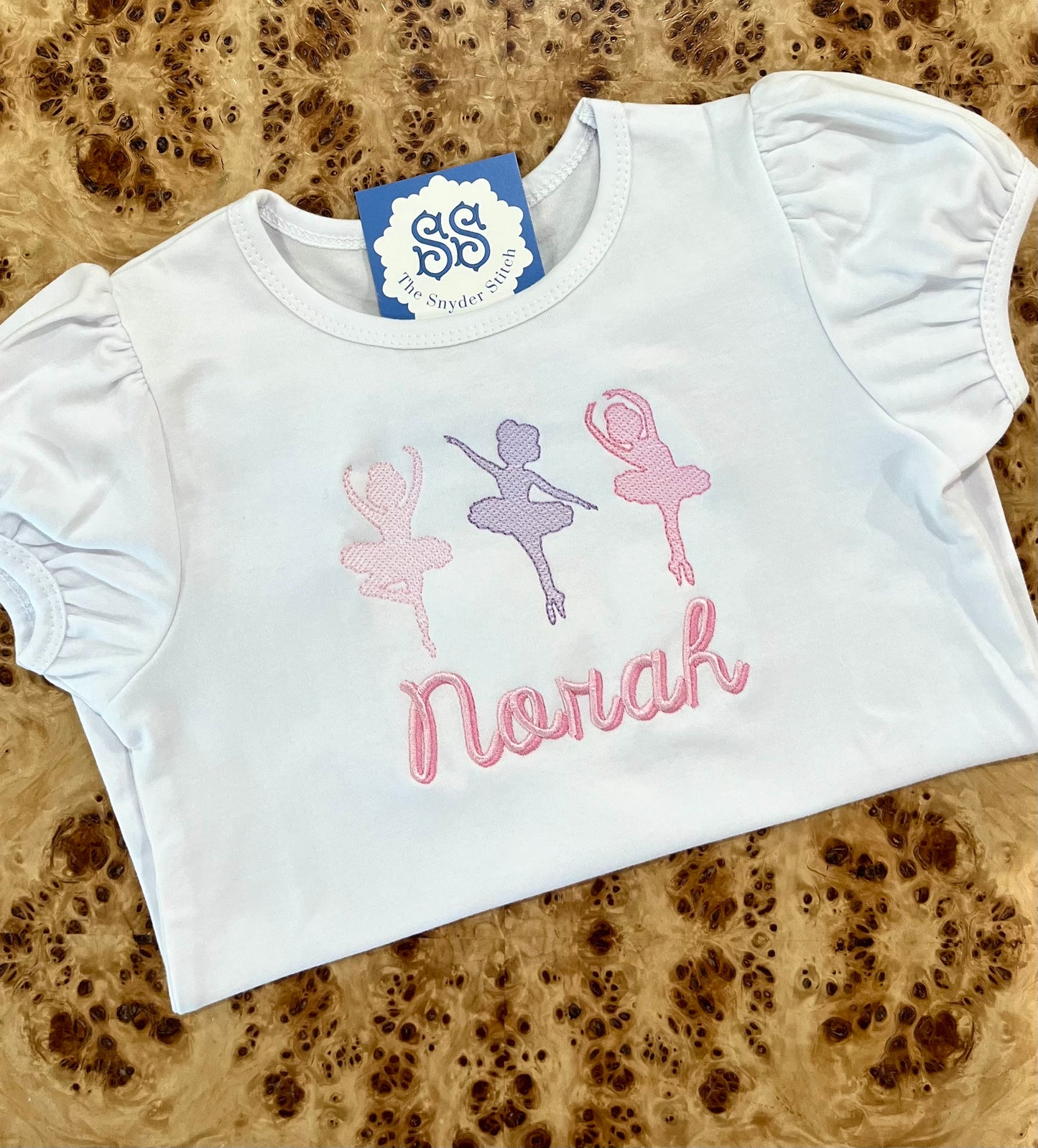Girls Ruffle Short Sleeve T-Shirt