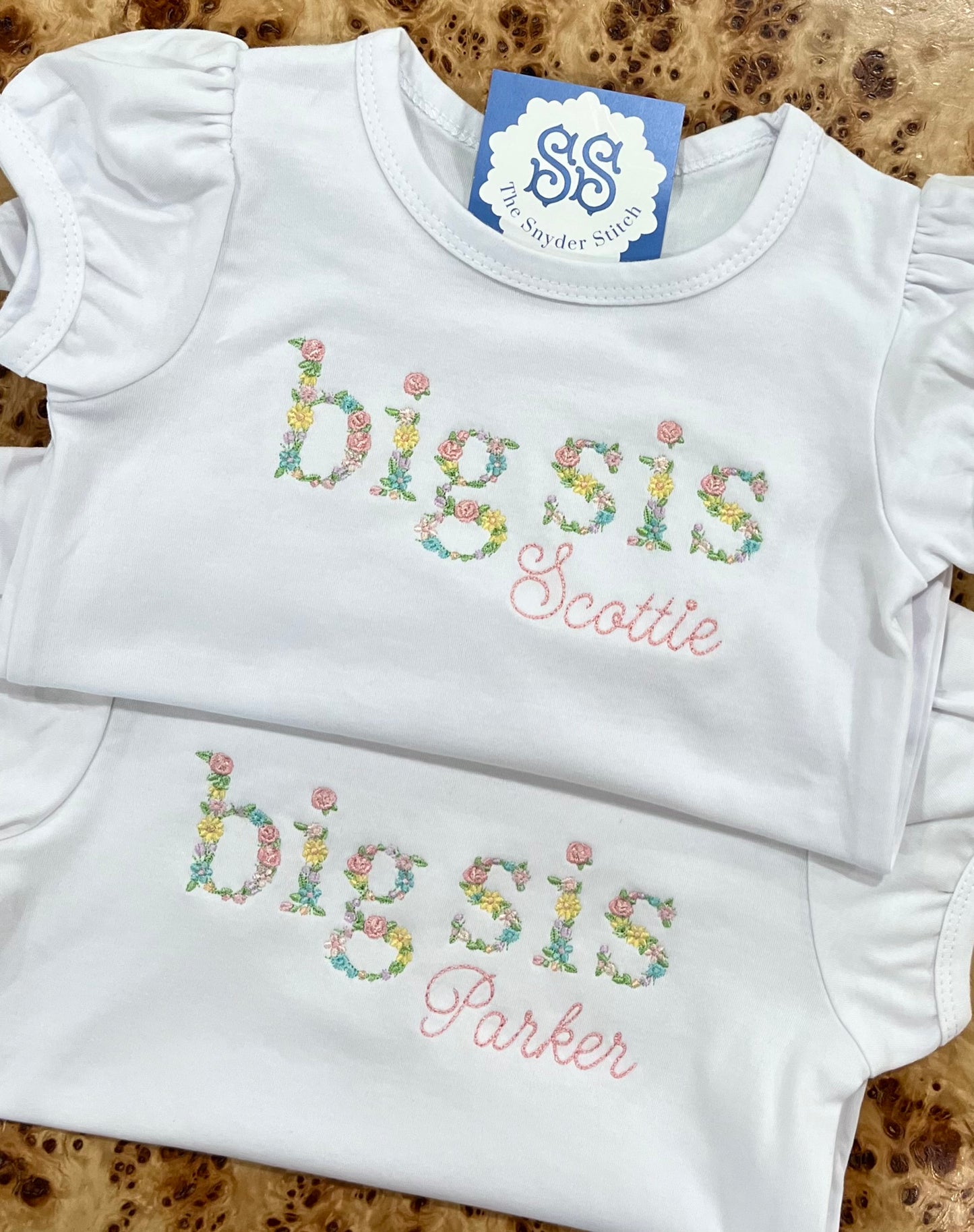 Girls Ruffle Short Sleeve T-Shirt