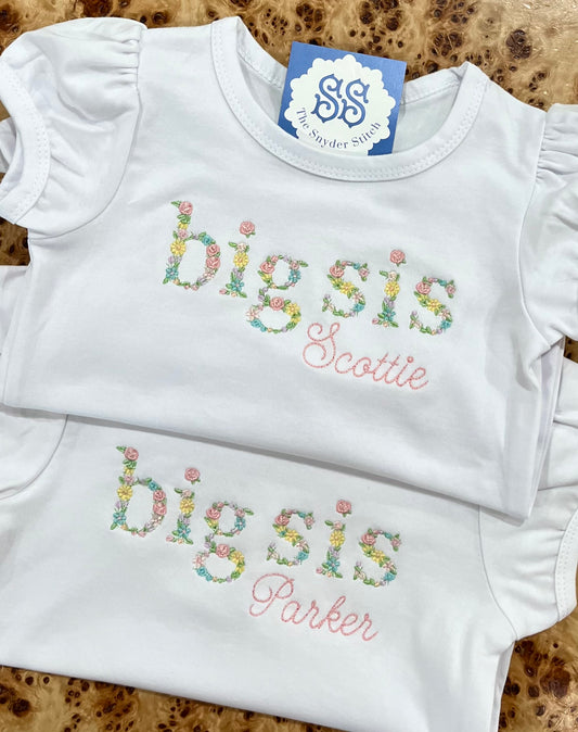 Girls Ruffle Short Sleeve T-Shirt
