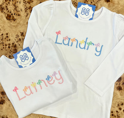 Girl's Puff Sleeve Long Sleeve T-Shirt