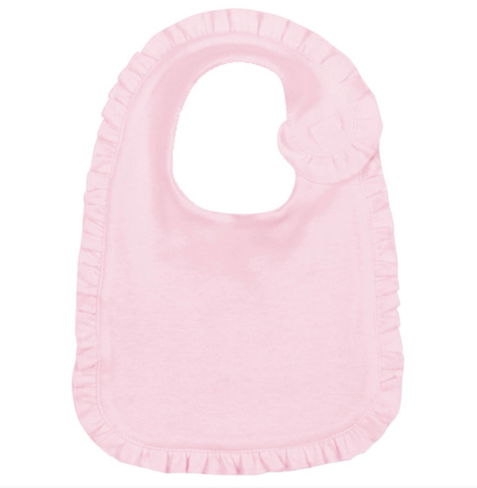 Snyder Plain Ruffles Cotton Bib - Ruffle – The Snyder Stitch