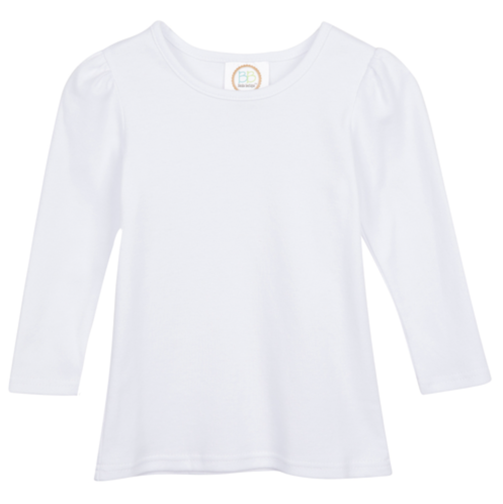 Girl's Puff Sleeve Long Sleeve T-Shirt