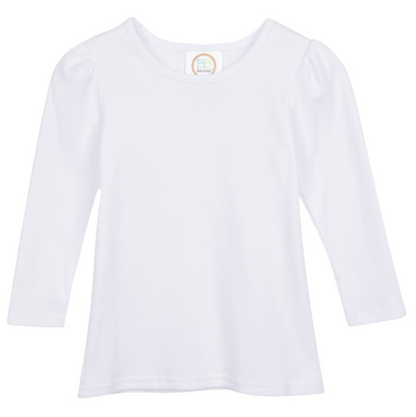 Girl's Puff Sleeve Long Sleeve T-Shirt