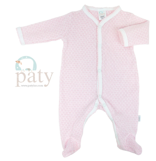 Paty Knit Solid Footie