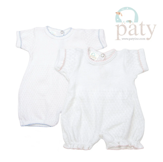 Paty Knit White Bubble